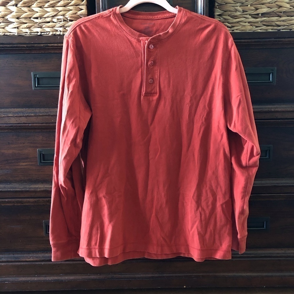 Saddlebred orange long sleeve shirt in size XL